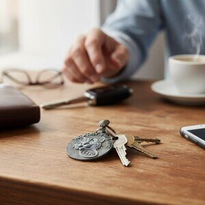 Vintage 1960s Esco Happy Motoring Key Club Put A Tiger In Your Tank Key Return T